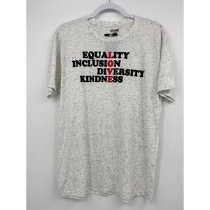 Leisure Lounge Mens Equality Short Sleeve Tshirt Tee Top NEW Medium